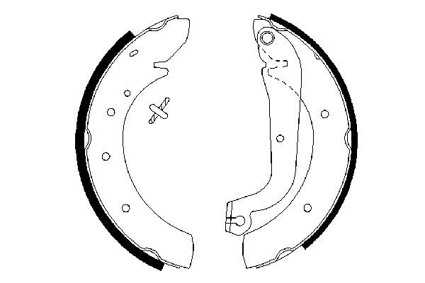 Bosch Remschoen set 0 986 487 313