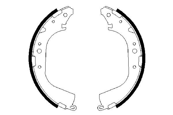 Bosch Remschoen set 0 986 487 354