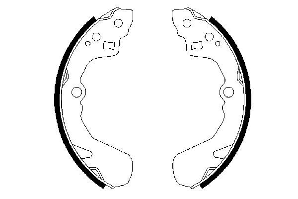 Bosch Remschoen set 0 986 487 436