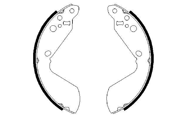 Bosch Remschoen set 0 986 487 470