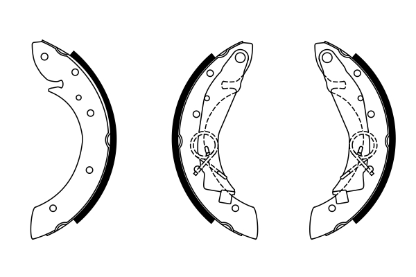 Bosch Remschoen set 0 986 487 552