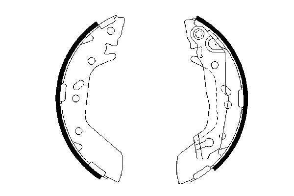 Bosch Remschoen set 0 986 487 655