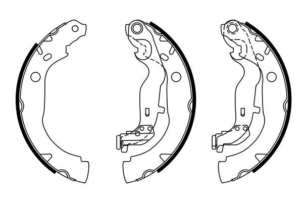 Bosch Remschoen set 0 986 487 774