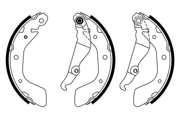Bosch Remschoen set 0 986 487 923