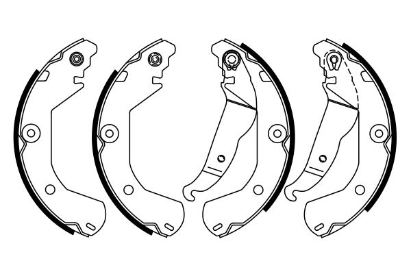 Bosch Remschoen set 0 986 487 924