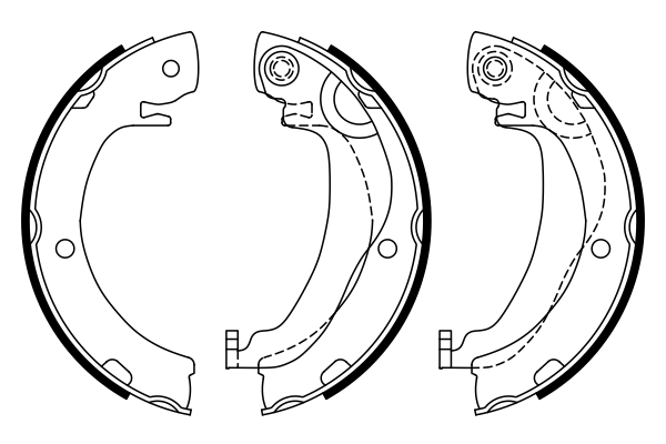 Bosch Remschoen set 0 986 487 937