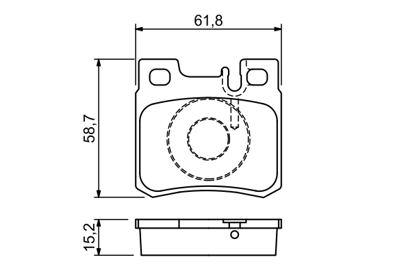 Bosch Remblokset 0 986 490 260