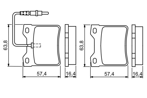 Bosch Remblokset 0 986 494 055