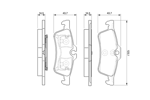 Bosch Remblokset 0 986 494 130