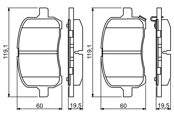 Bosch Remblokset 0 986 494 306
