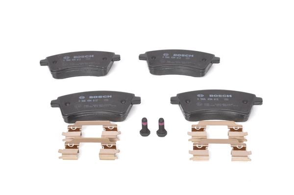 Bosch Remblokkenset, schijfrem 0 986 494 612