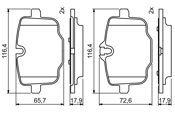 Bosch Remblokset 0 986 494 759