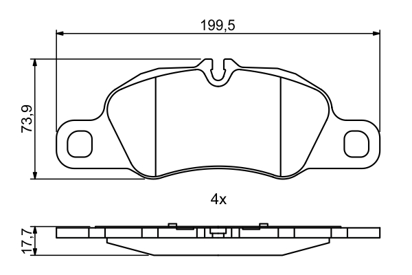 Bosch Remblokset 0 986 494 784