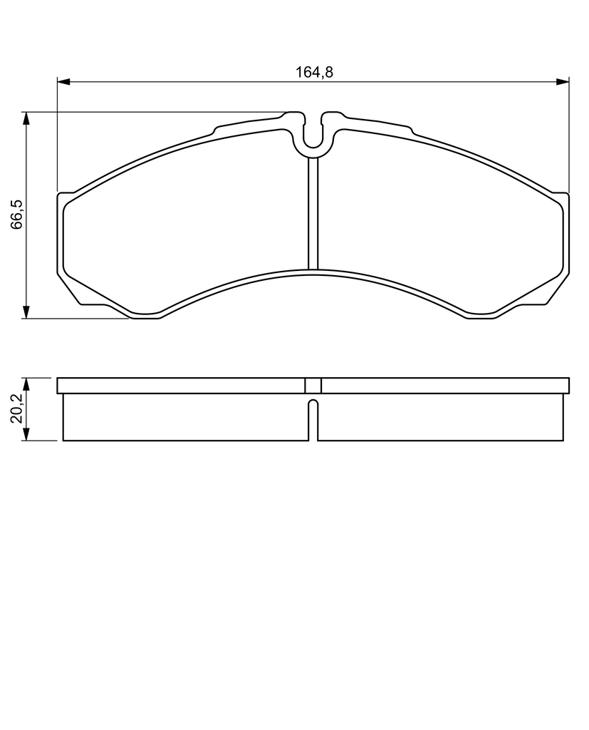 Remblokkenset, schijfrem Bosch 0 986 495 324
