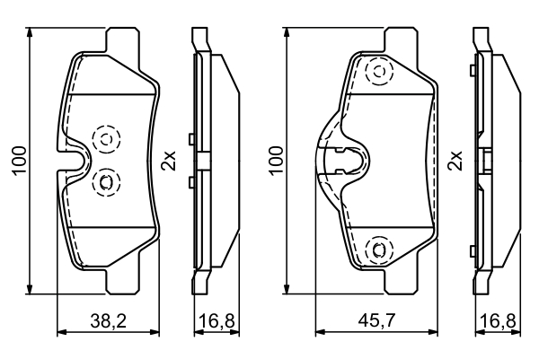 Bosch Remblokset 0 986 495 400