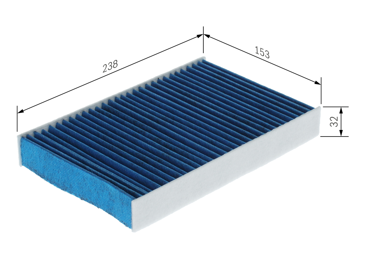 Interieurfilter Bosch 0 986 628 650