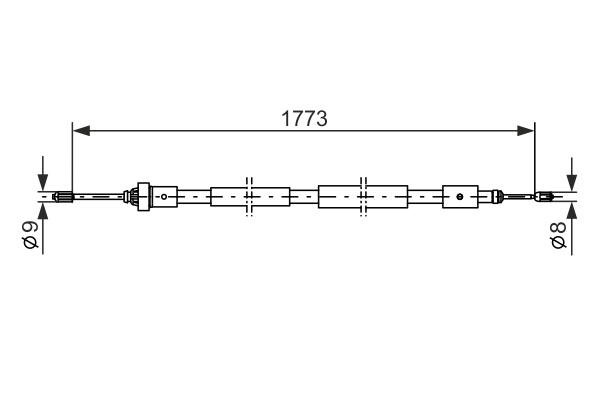 Bosch Handremkabel 1 987 477 590