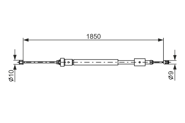 Bosch Handremkabel 1 987 477 595