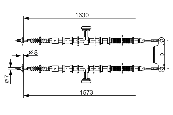 Bosch Handremkabel 1 987 477 763