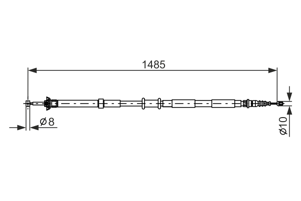 Bosch Handremkabel 1 987 477 971