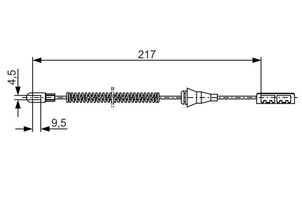 Handremkabel Bosch 1 987 482 251