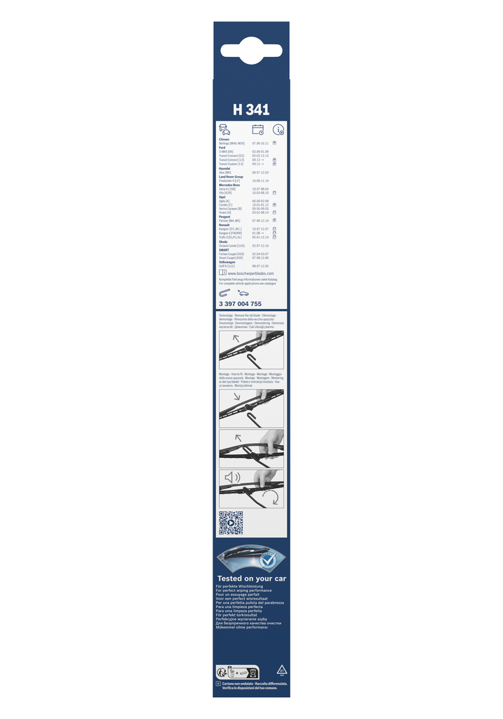 Bosch Ruitenwisserblad 3 397 004 755