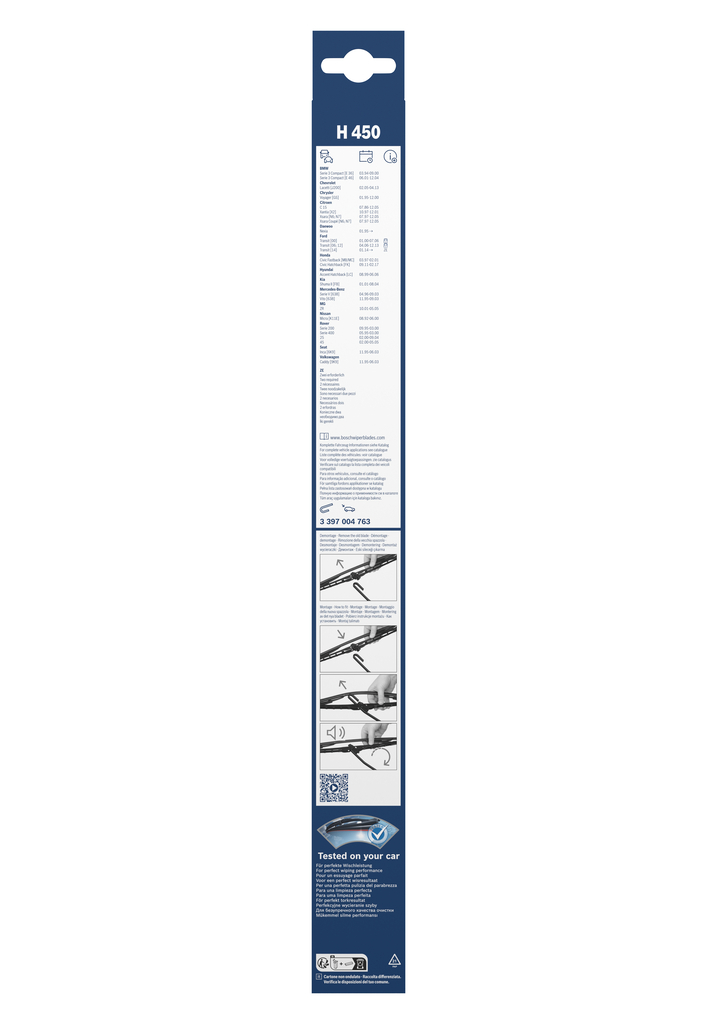 Bosch Ruitenwisserblad 3 397 004 763
