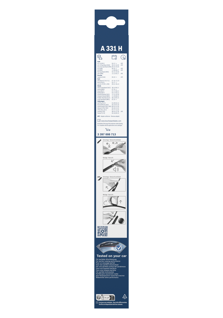 Bosch Ruitenwisserblad 3 397 008 713