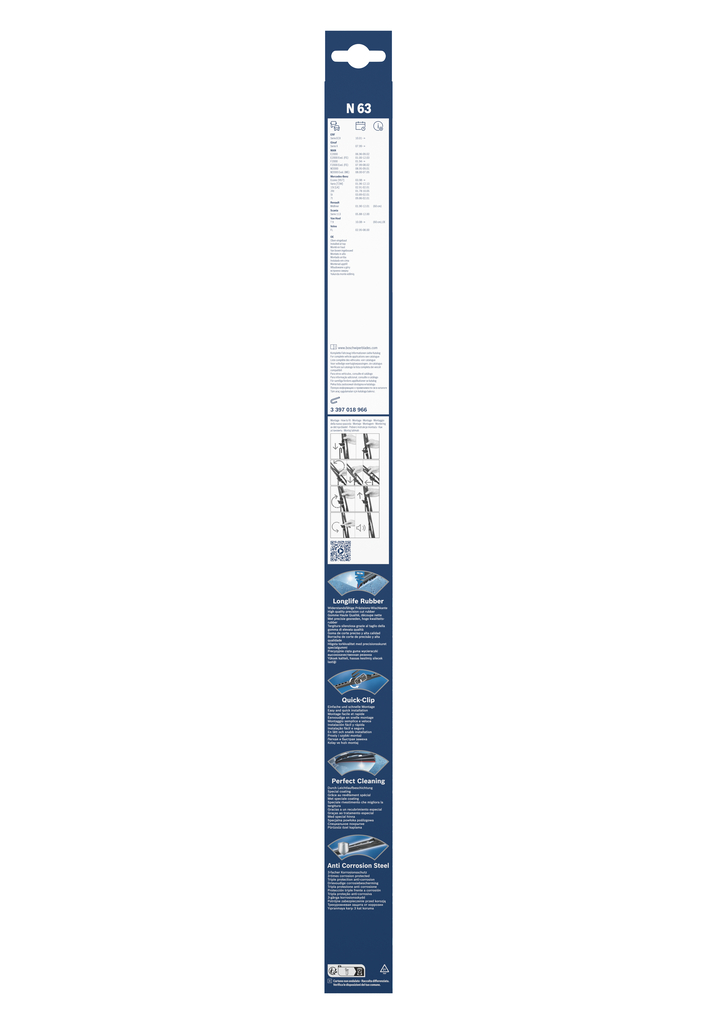Bosch Ruitenwisserblad 3 397 018 966
