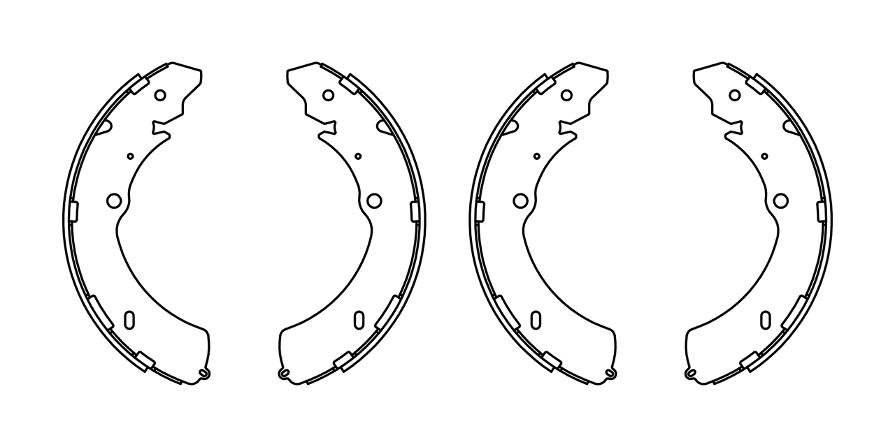 Remschoen set Bosch F 026 008 020