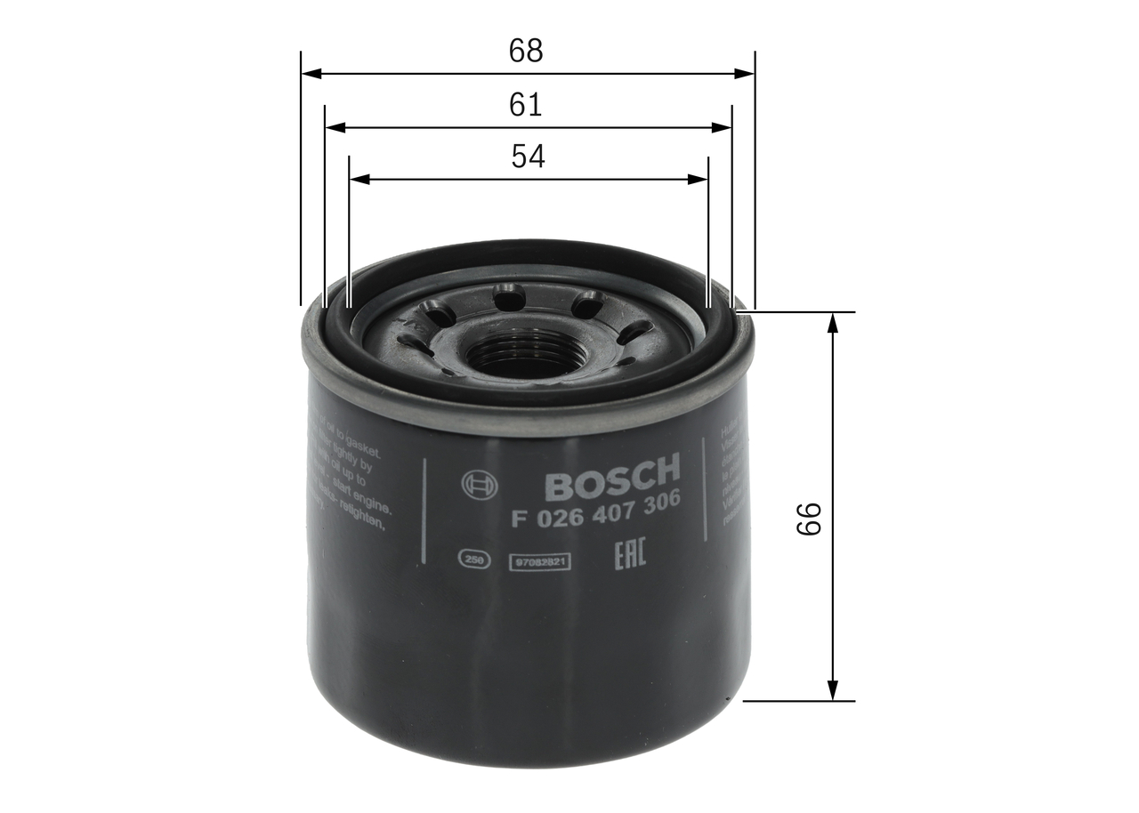 Bosch Oliefilter F 026 407 306