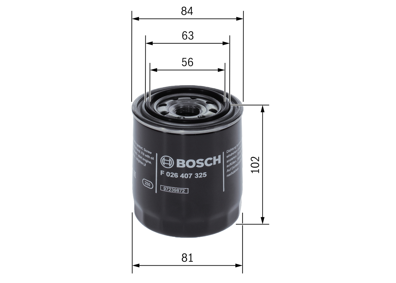 Bosch Oliefilter F 026 407 325