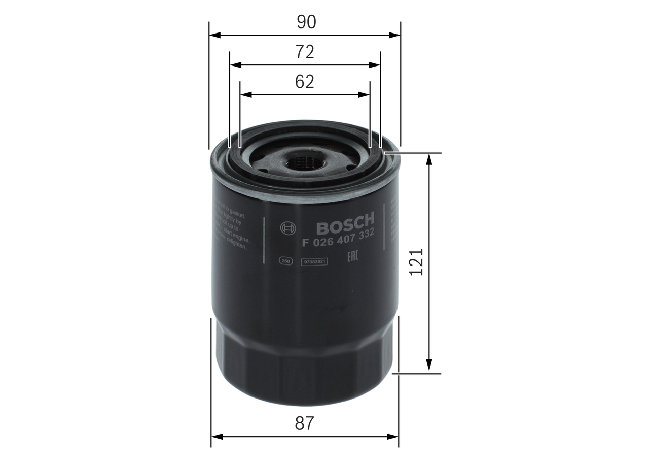 Bosch Oliefilter F 026 407 332