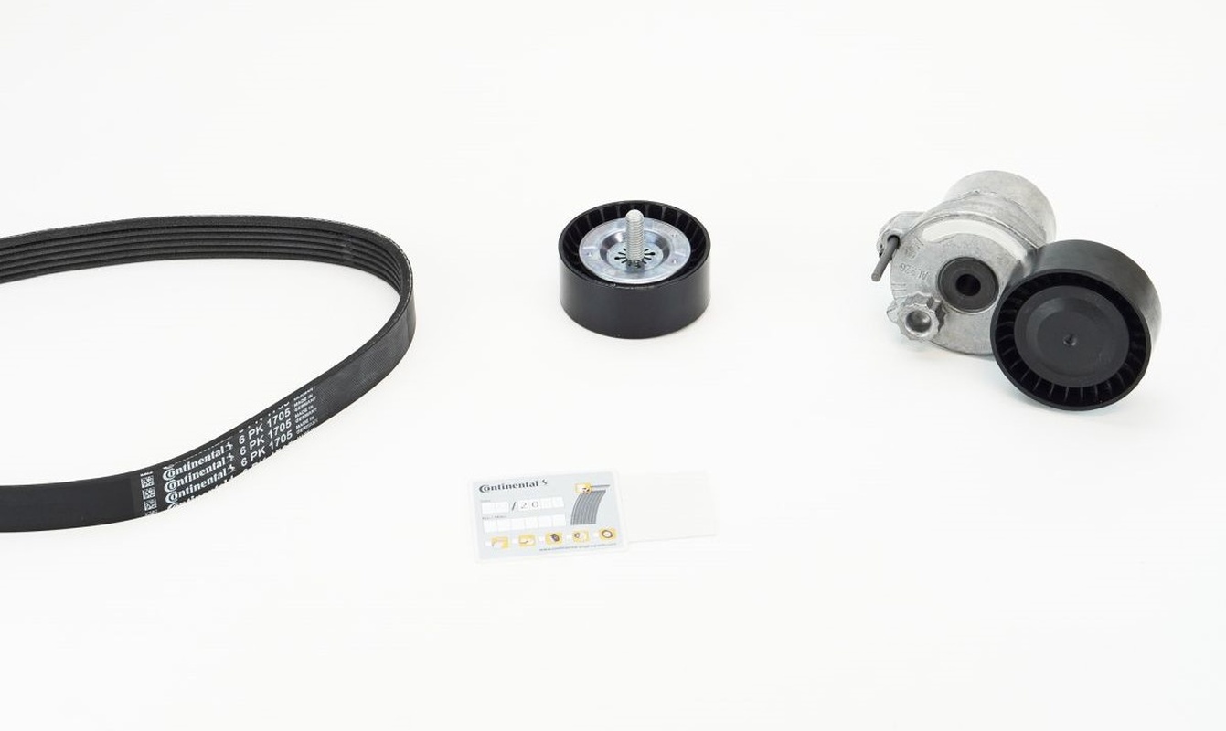 Poly V-riem set Contitech 6PK1705K3