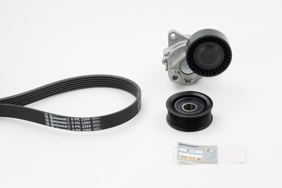 Poly V-riemen kit Contitech 6PK2260K2