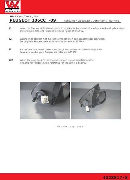 Van Wezel Buitenspiegel 4028817