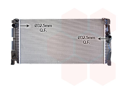 Radiateur Van Wezel 06012747