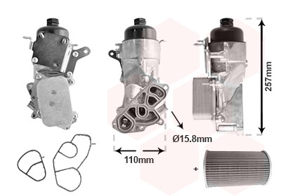 Van Wezel Oliekoeler motorolie 09013729