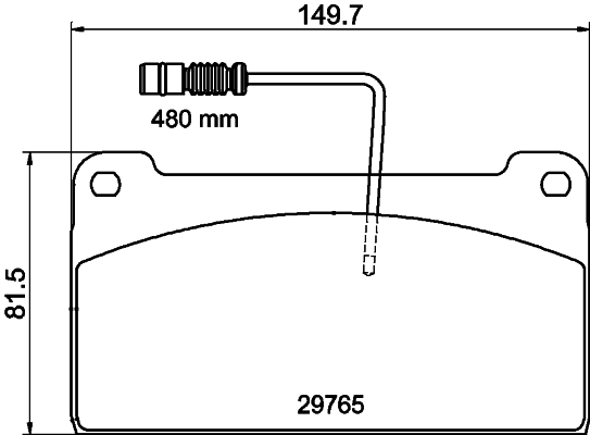 Remblokset Textar 2976501