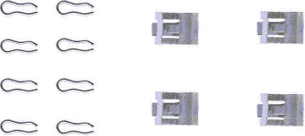 Rem montageset Textar 82027000