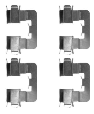 Rem montageset Textar 82512300