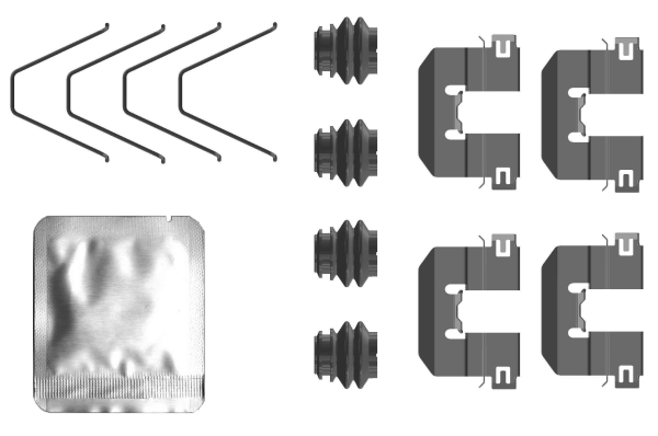 Rem montageset Textar 82553200