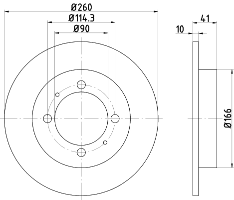 Remschijven Textar 92112700