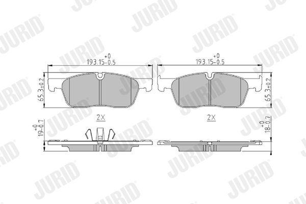 Jurid Remblokset 573909J