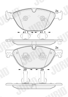 Jurid Remblokset 574005J