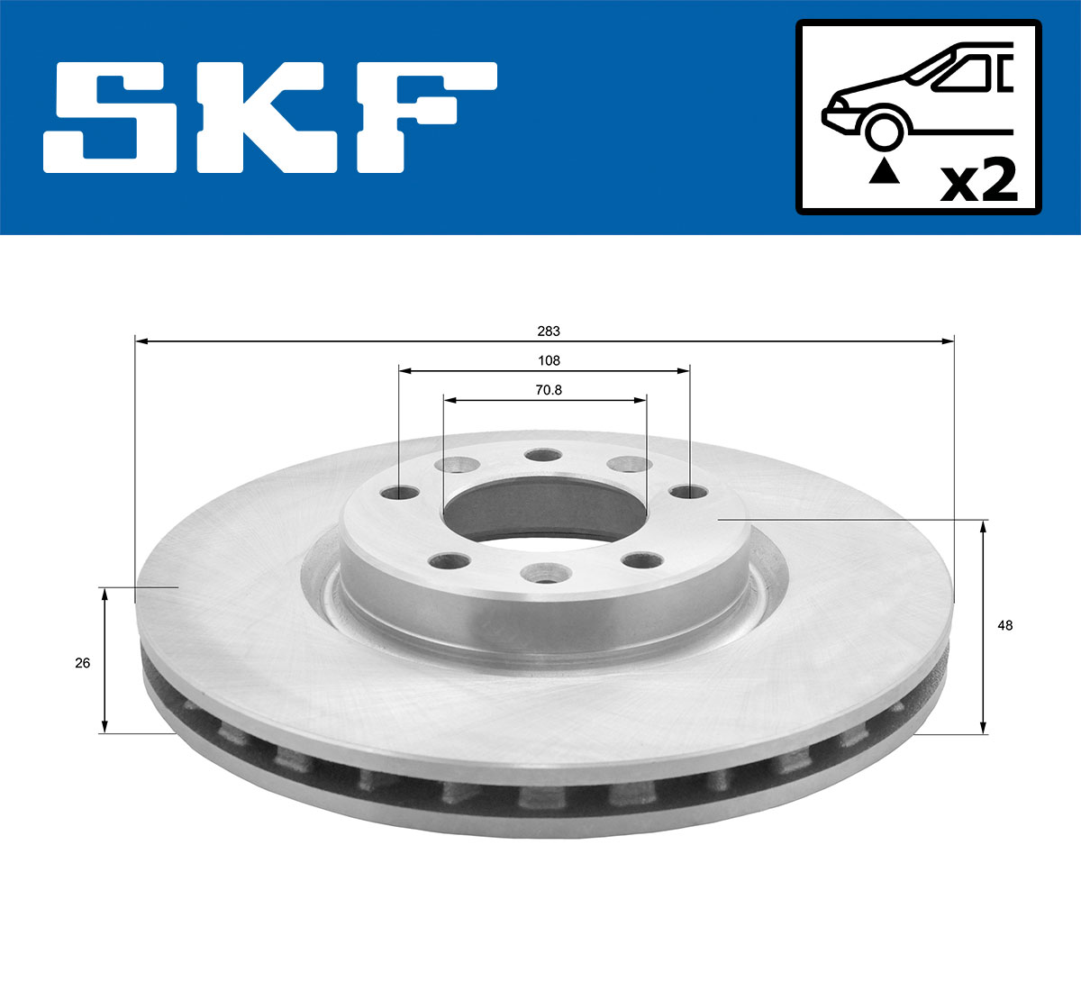 SKF Remschijven VKBD 80090 V2