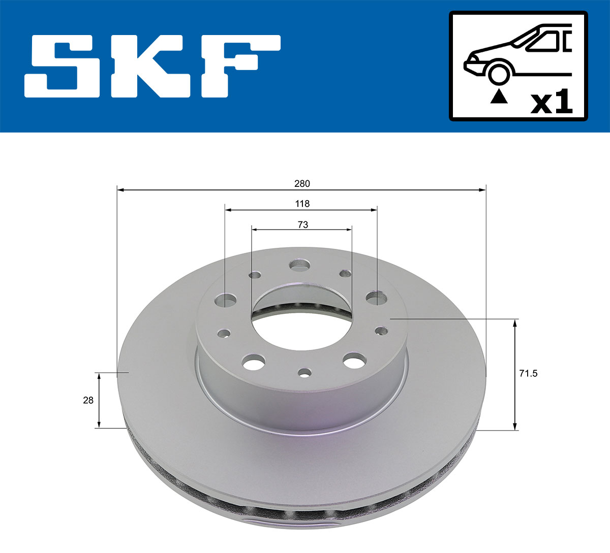 SKF Remschijven VKBD 80139 V1