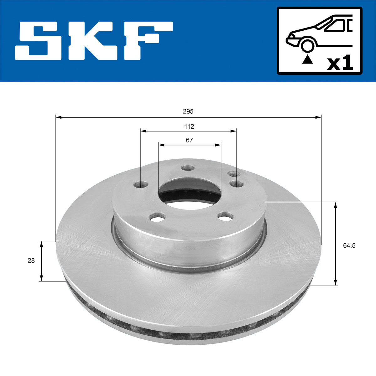 SKF Remschijven VKBD 80181 V1