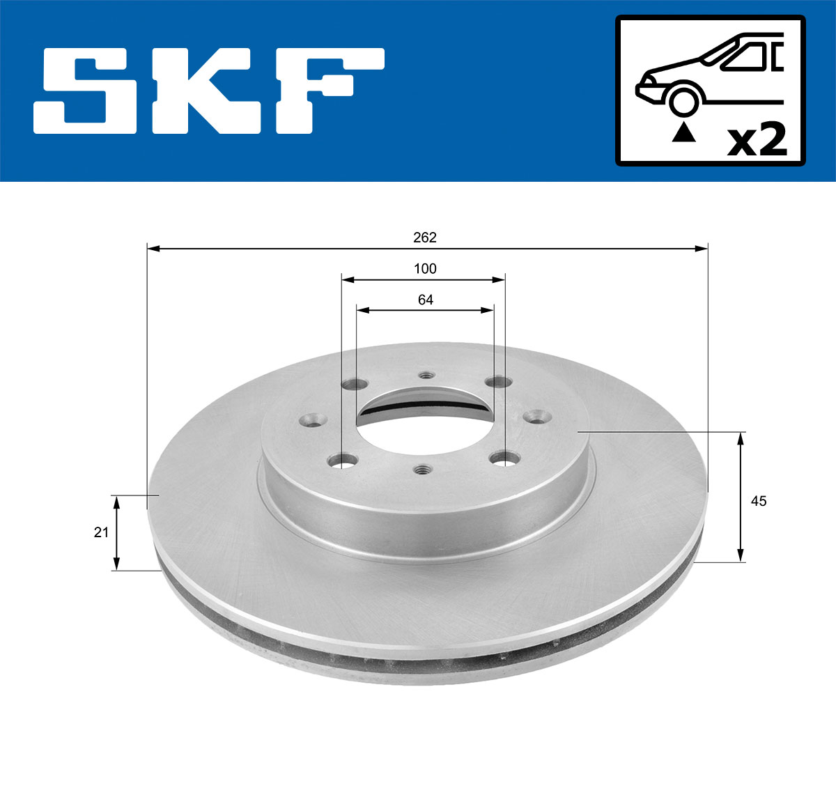 SKF Remschijven VKBD 80215 V2