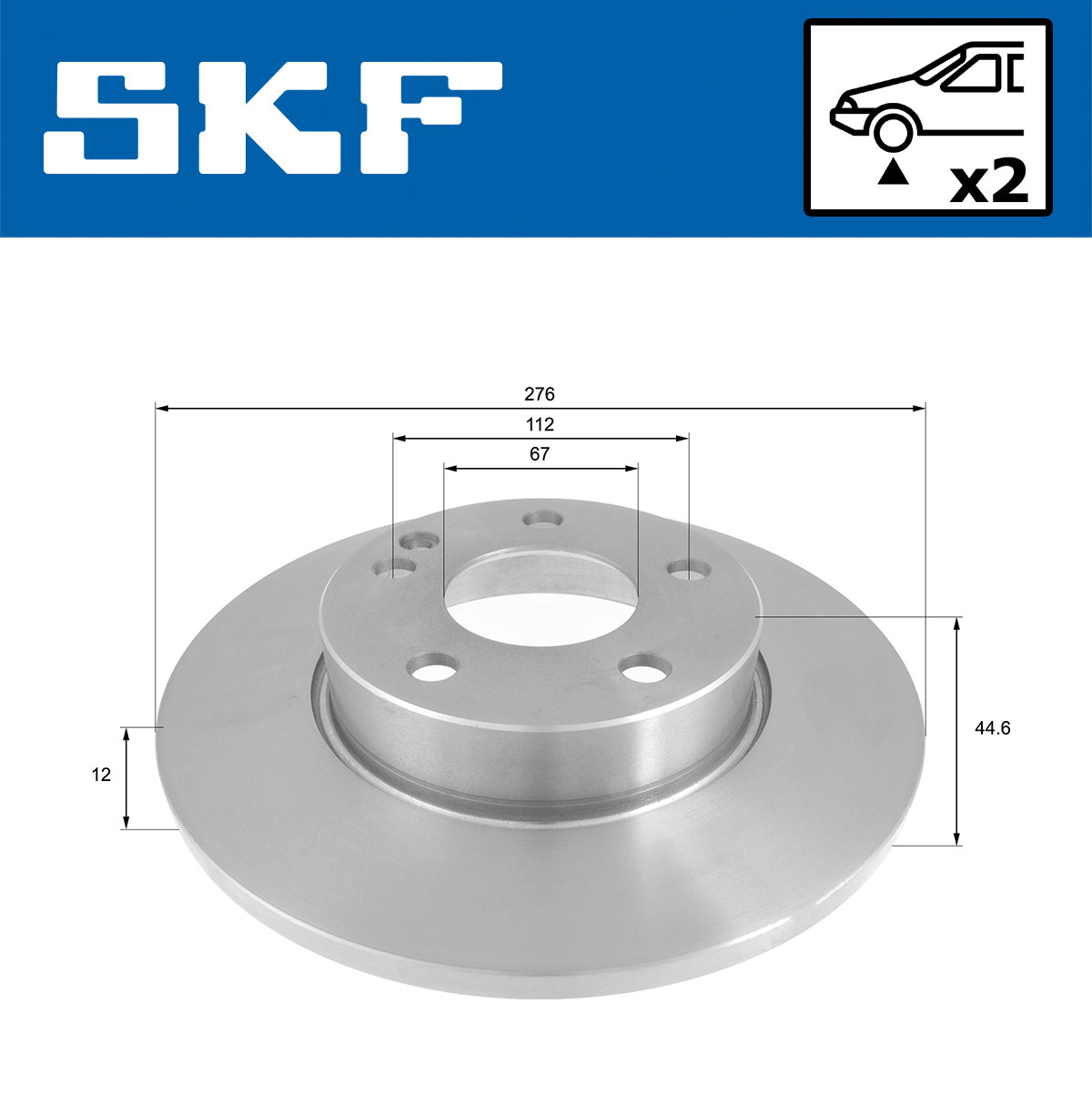 SKF Remschijven VKBD 80220 S2